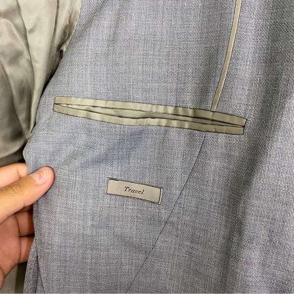 Canali Gray Kai Travel‎ Blazer Sz IT 48 , US 38 - Picture 10 of 16